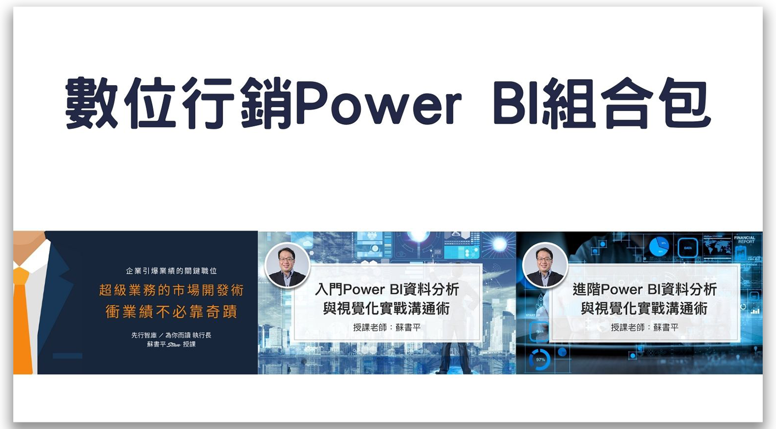 數位行銷Power BI組合包 - MasterTalks 內容電力公司